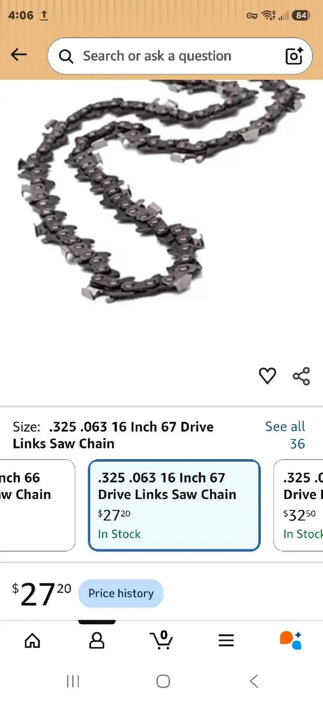 Fs chainsaw chain new 16" in Other in Belleville - Image 4