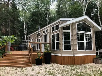 Lake Life awaits! Selling our well maintained Fairmont Homes park model trailer located on a large s...