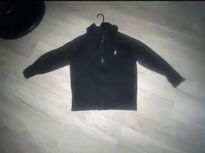 Black Polo Zip Up Hoodie, View more