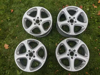 18" Replica BMW style 87 wheels, 5x120 Replica BMW style 87 wheels, square setup, all 4 are 5x120 in...