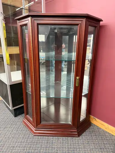 Buhler Corner Lighted Curio Cabinet, View more