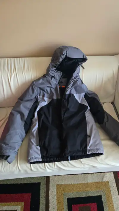 WindRiver Men's Winter Ski Jacket - Grey/Black - Size S, View more