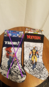 Marvel Wolverine colour christmas stocking bas de noel