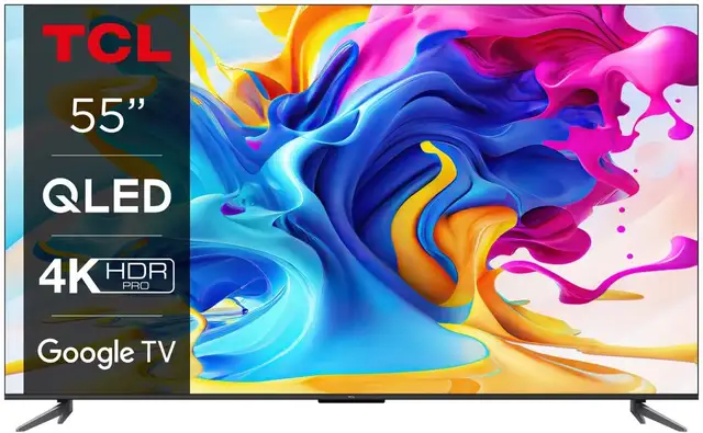  TCL 55” QLED 4K UHD Google Smart TV – Open Box | Only $380! in TVs in Mississauga / Peel Region - Image 2