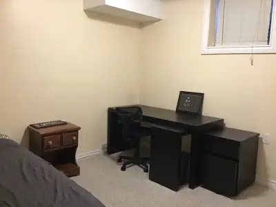 This is a private room in a basement of a house near Niagara College, Niagara campus. Share living r...