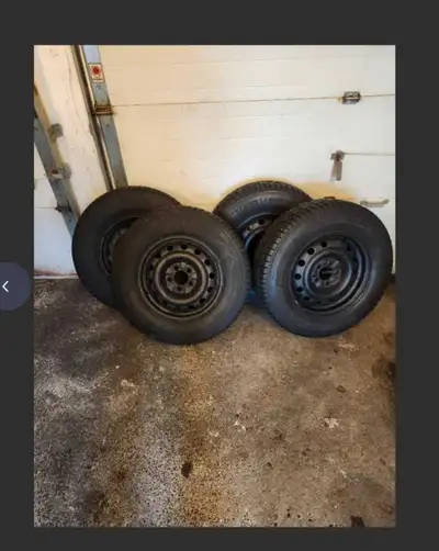 400 or your best offer. Set of four 225/70 R16, Firestone Winterforce tires on rims. Only used for o...