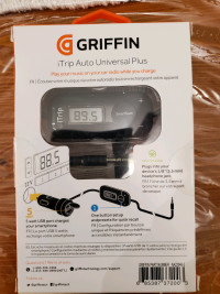 Griffin iTrip auto universal plus FM transmitter - Brand new