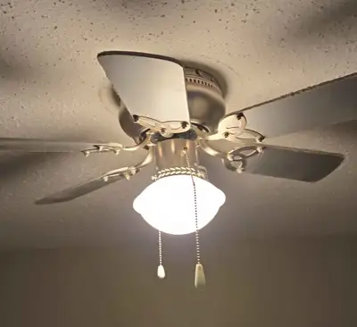 5 Blade Chrome Ceiling Fan With Light, View more