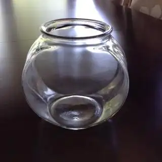 Gold Fish Bowl - 5.5" tall, 5.25" wide, 3.5" deep., View more