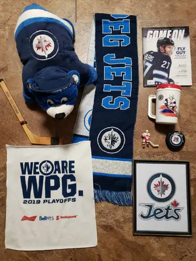 Winnipeg Jets collectibles lot, View more