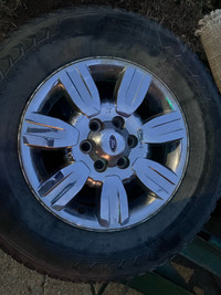 Ford wheels with 275/65R18 winter tires