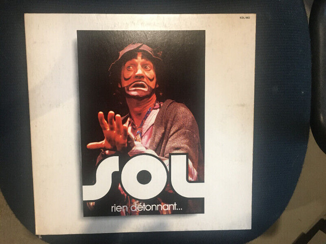 Vinyle 33T "SOL" rien détonnant dans CD, DVD et Blu-ray  à Longueuil/Rive Sud