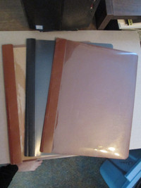 3 report covers with clear front for 3 ring binder