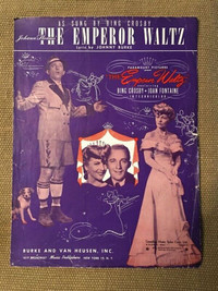 Bing Crosby - 3 Vintage Sheet Music