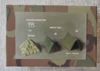 Verlinden #233 (1/35) German and US Infantry Tents WWII 3 tents
