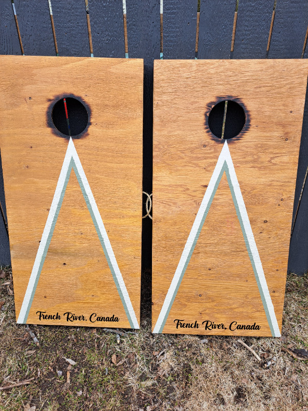 Rustic style regulation size cornhole boards in Other in St. Catharines - Image 3