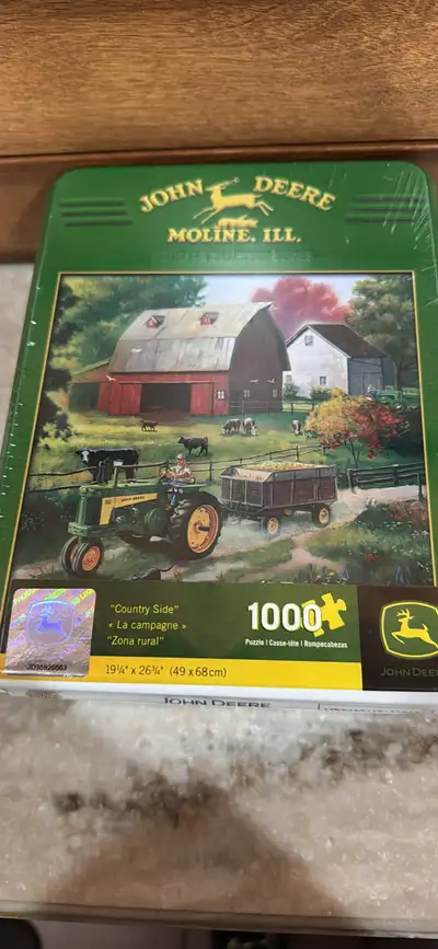 Découvrez un magnifique casse-tête John Deere scellé, parfait pour les amateurs de tracteurs et de p...