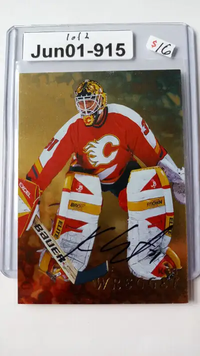 1998-99 Be A Player Hockey Autograph Gold #169 Ken Wregget AUTO, View more