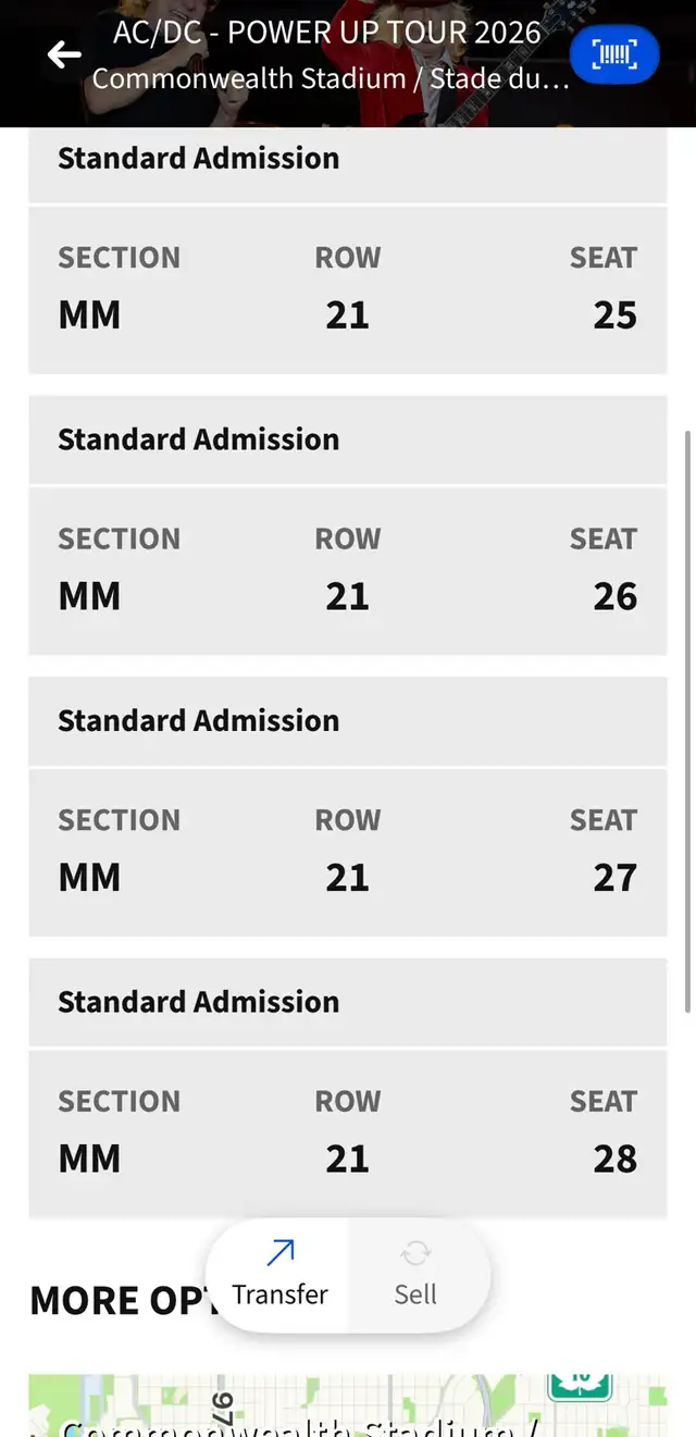 AC/DC tickets x4525306952271810561