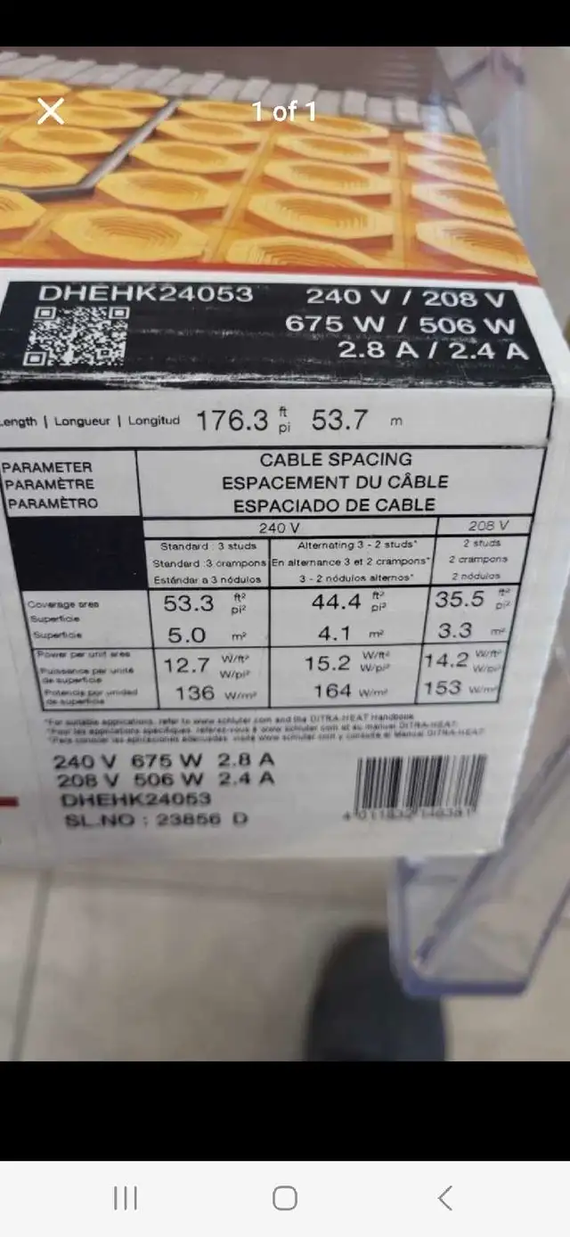 cable chauffant schluter 628637327825941224