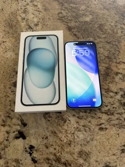 iPhone 15 Unlocked in Mint Condition with 89% Battery Health!, View more