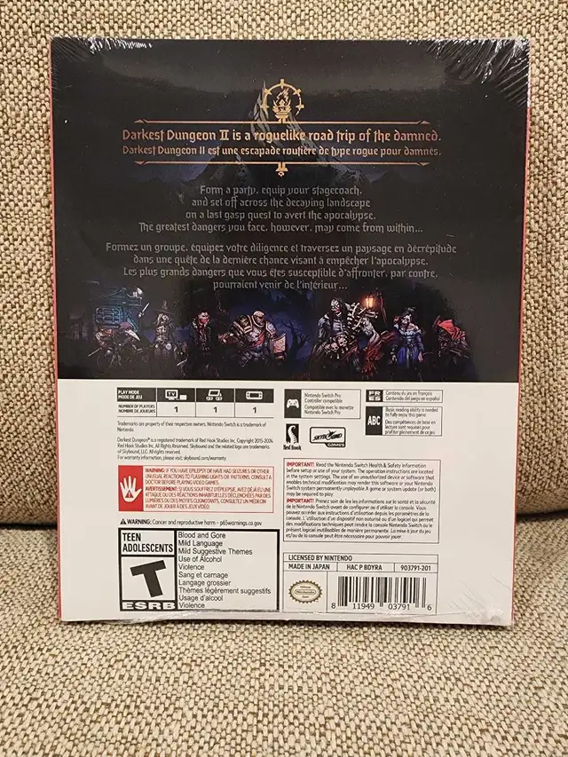 Darkest Dungeon 2 Switch New Sealed in Nintendo Switch in City of Montréal - Image 3