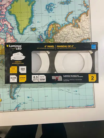 18 - 4” flush mount LED pot lights, View more