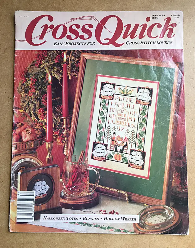 Vintage Cross Stitch & Country Crafts Magazines Back Issues