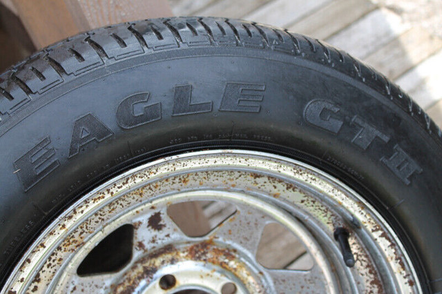 Near New tires  on chrome rims in Tires & Rims in Saint John