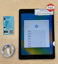 Apple iPad 5th Gen 32GB Grey with Warranty 