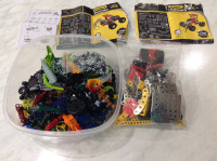 2 set of stanley Excavator 180 pieces & Bulldozer 156 pieces and