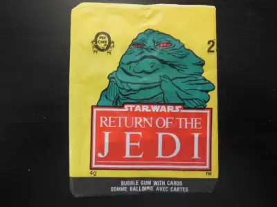 Complete 132 card run (plus doubles and Jabba the Hutt wrapper) of Star Wars: Return of the Jedi by...