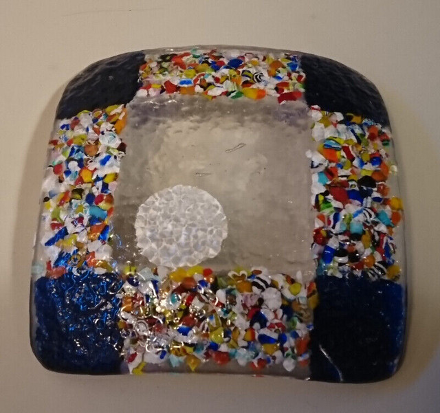 Vintage Rare Murano Glass Millefiori Square Trinket Dish in Arts & Collectibles in Oshawa / Durham Region - Image 4