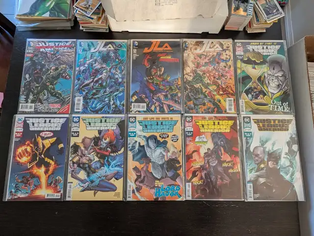 10 DC Justice League of America comics, no dupes, mint/boards in Comics & Graphic Novels in Calgary - Image 2