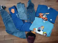7 Little Boy T-shirt+ Pants+Hat, Size 5-6