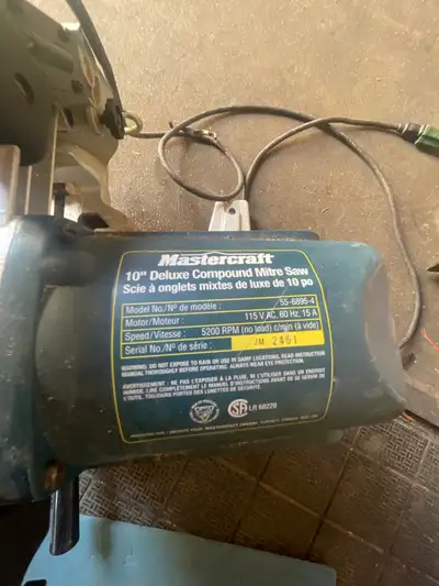 Mastercraft 10" Mitre Saw, View more