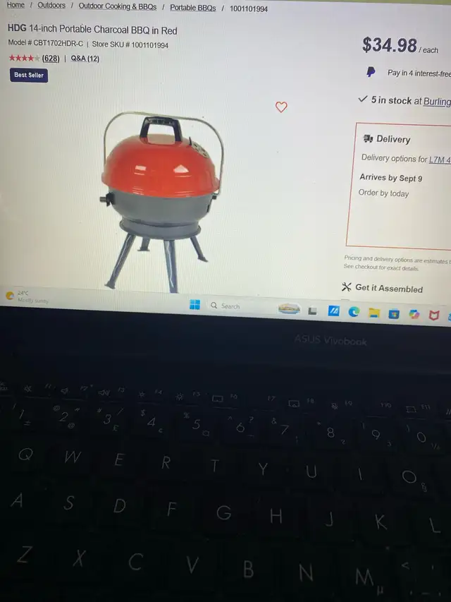 BBQ Charcoal 14 Inch