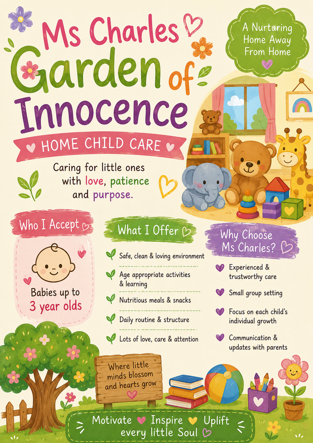 Ms Charles Garden of Innocence Home ChildCare
