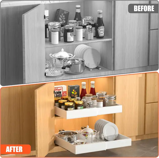 DEKAVA Pull-Out Cabinet Organizer in Bookcases & Shelving Units in Oshawa / Durham Region - Image 5