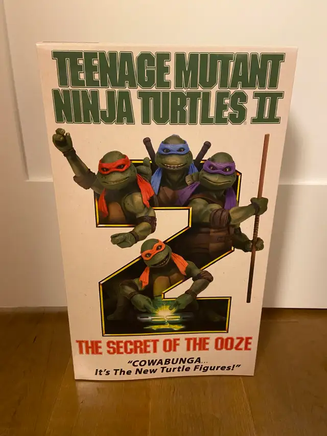 NECA TMNT Secret of the Ooze VHS Action Figure 4 Pack in Toys & Games in Mississauga / Peel Region - Image 2