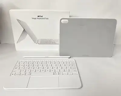 Upgrade Your iPad  Apple Magic Keyboard Folio 10.9” – Silver”, View more