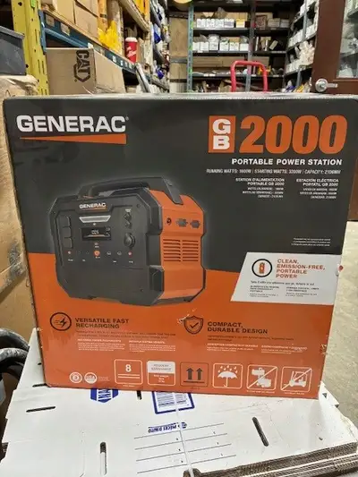 Generac Portable Power Station Generator 2000, View more