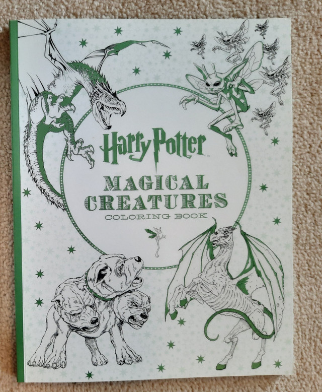 Harry Potter: Fantastic Beasts + adult coloring book + T-shirt in Arts & Collectibles in Mississauga / Peel Region