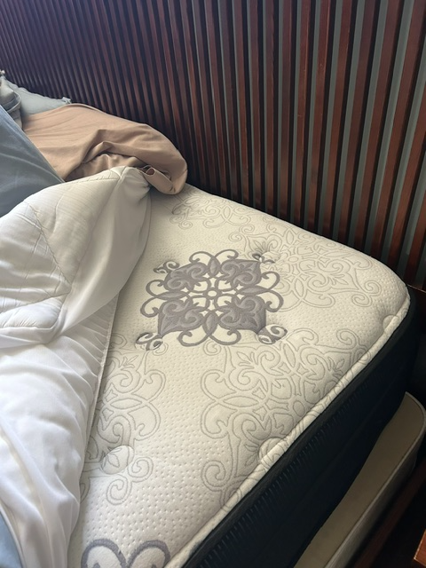 King Bed frame and box springs/mattress/bedding-Mission Design in Beds & Mattresses in Mississauga / Peel Region - Image 4