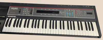 Ensoniq SQ-80, features the 8tr multi-timbral pattern sequencer, View more
