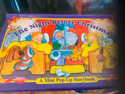 This excellent shape pop-up book ‘‘twas the night before Christmas will be sure to entertain in year...