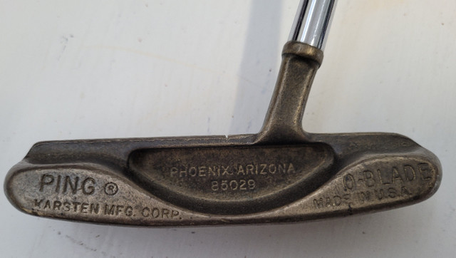 Vintage PING 85029 O-Blade LH Putter w/ Kelmac Grip in Golf in Red Deer