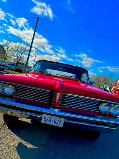 Beautiful Red Pontiac Parisienne 2 door convertible in excellent condition for Sale. Includes a rebu...