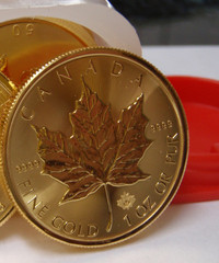 RCM Gold Maple Leaf 1 oz Coins .9999