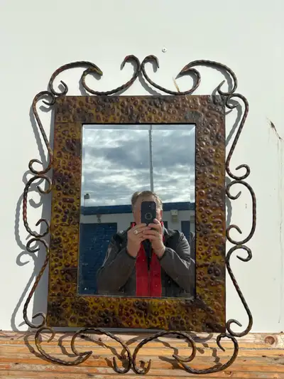 Mirror with Metal Frame, View more